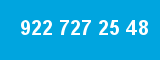 922 727 25 48 922 727 25 48